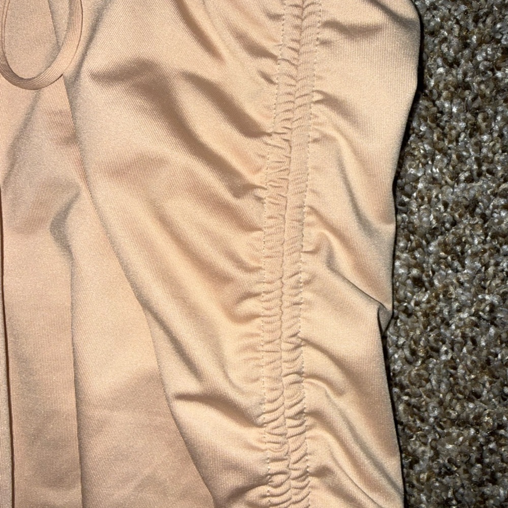 Princess Polly Blush Ruched Dress going out dress fun nude dress - Picture 5 of 6